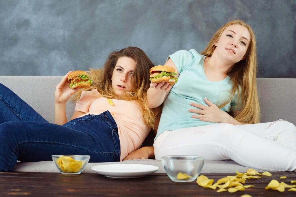 Eating Burgers|||||||Woman Sky|Woman Sky
