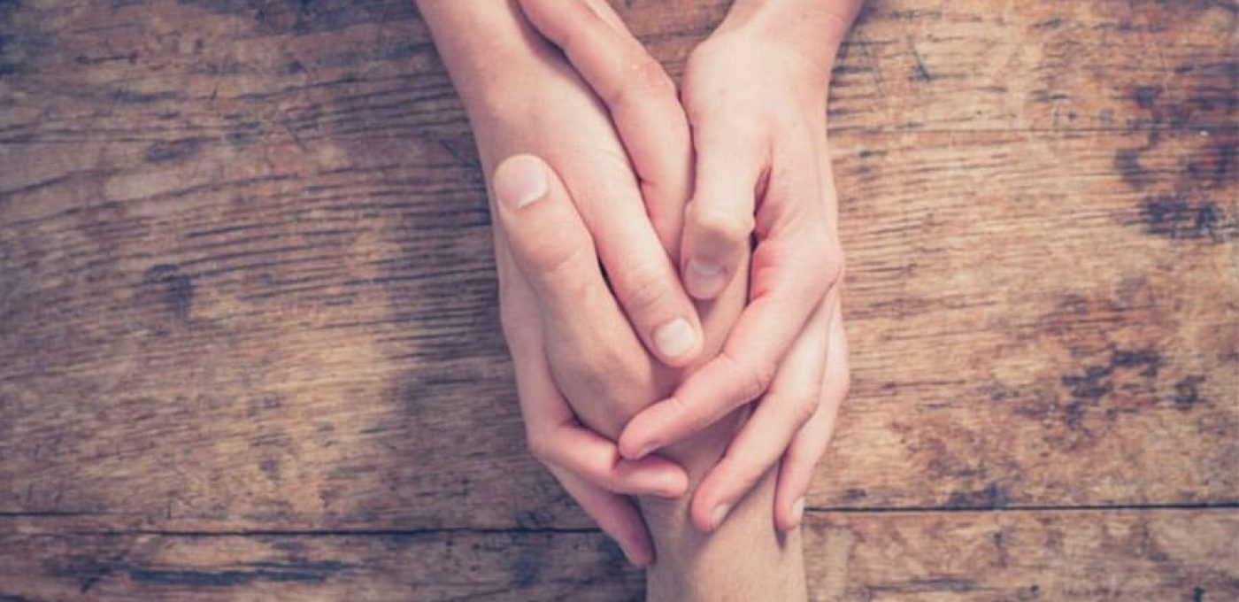 Holding hands